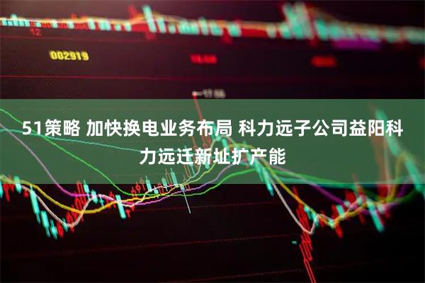 51策略 加快换电业务布局 科力远子公司益阳科力远迁新址扩产能